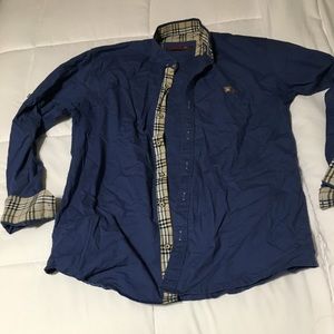 Burberry long sleeve XL button up shirt